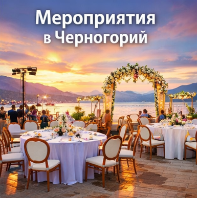 Организация мероприятий в Черногории